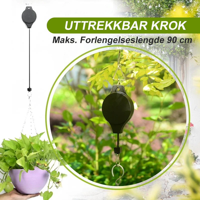 Uttrekkbar krok for hagekurver, potter og fuglemater(🔥🔥Kjøp 2, -10%; Kjøp 3, -15 %)