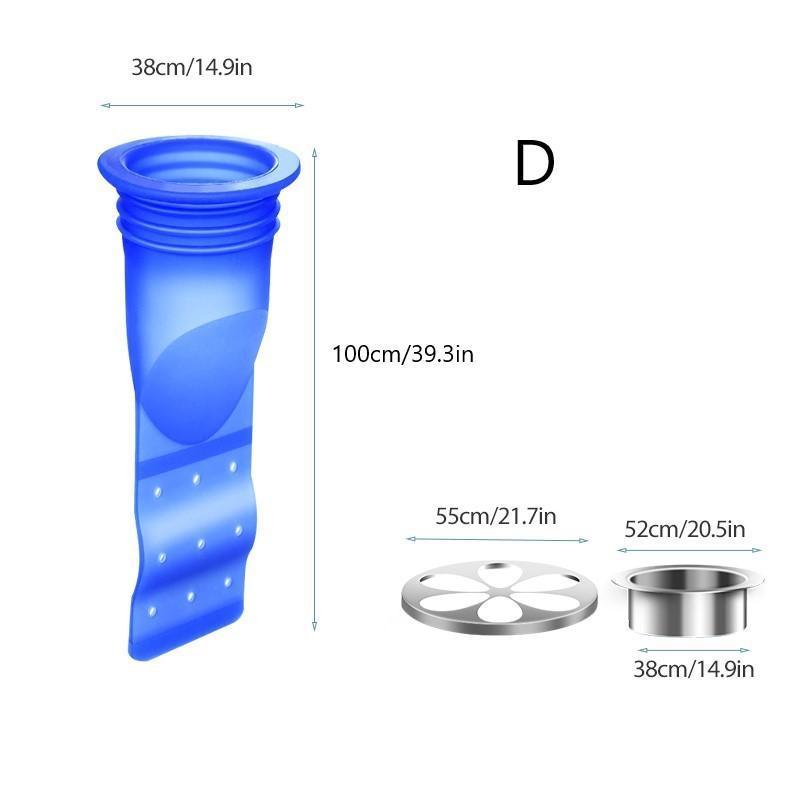 Kloakk deodorant tetningsring (1 sett med 3)