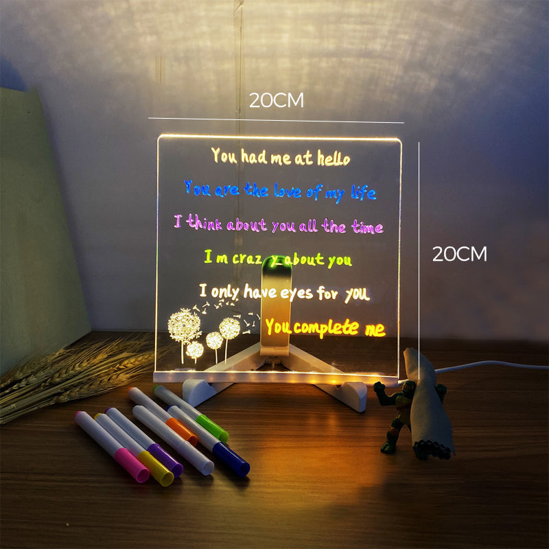 LED Note Board med farger