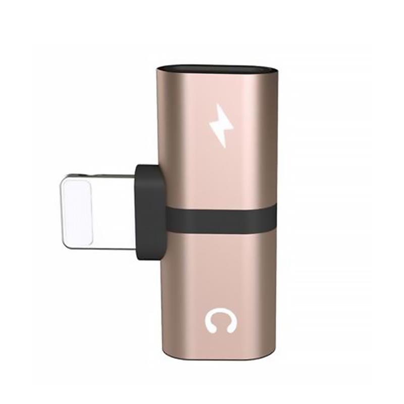2-i-1 hodetelefonadapter for iPhone