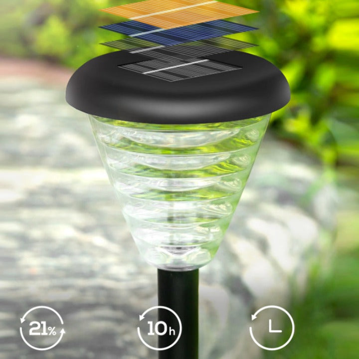 Vanntette solcelleplenlamper (2 STK)