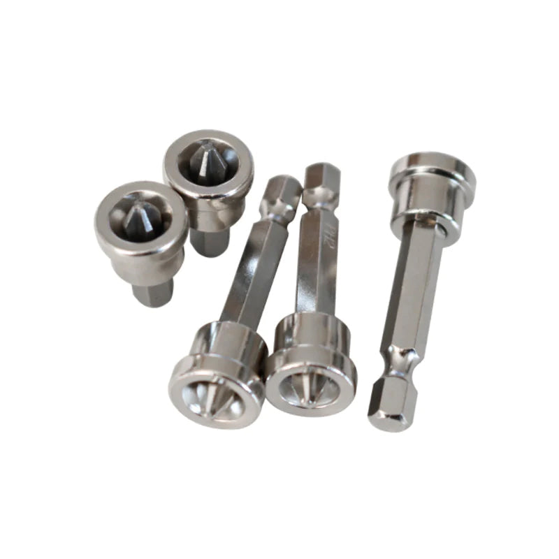 Magnetiske posisjoneringsskrutrekkerbits (5 stk)