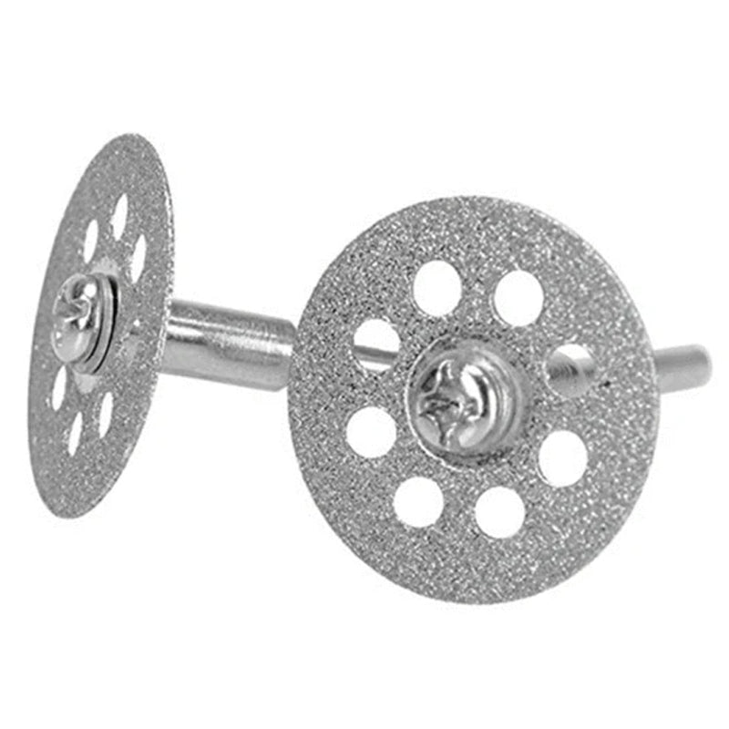Diamant skjærehjulsett (10 stk og 2 stenger)