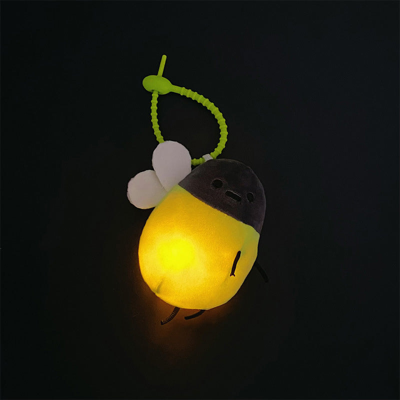 Interaktiv glowworm-pluse nøkkel anheng