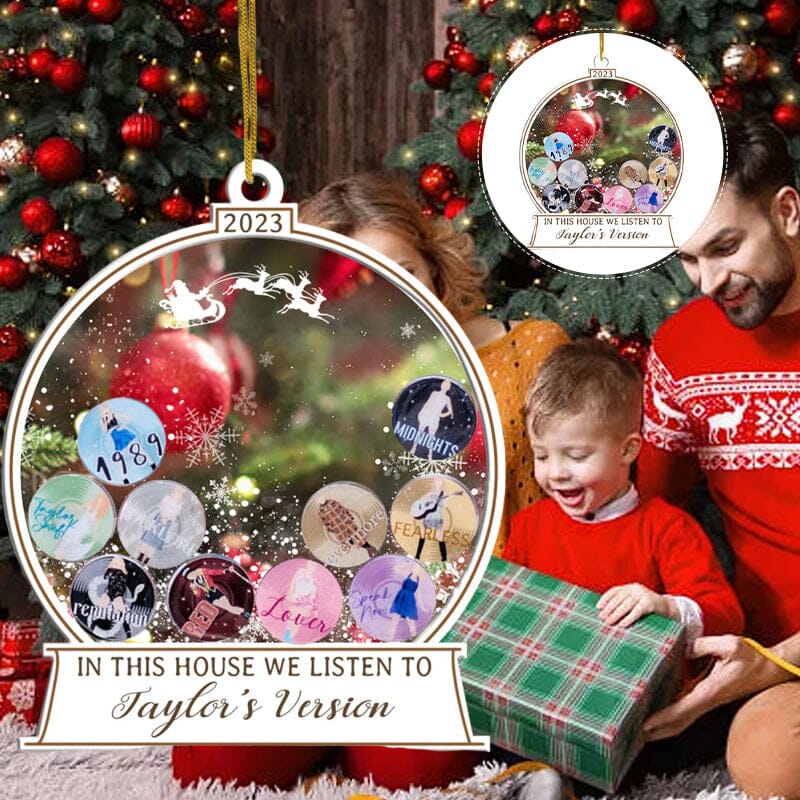 I dette huset lytter vi til Taylors versjon av Ornament