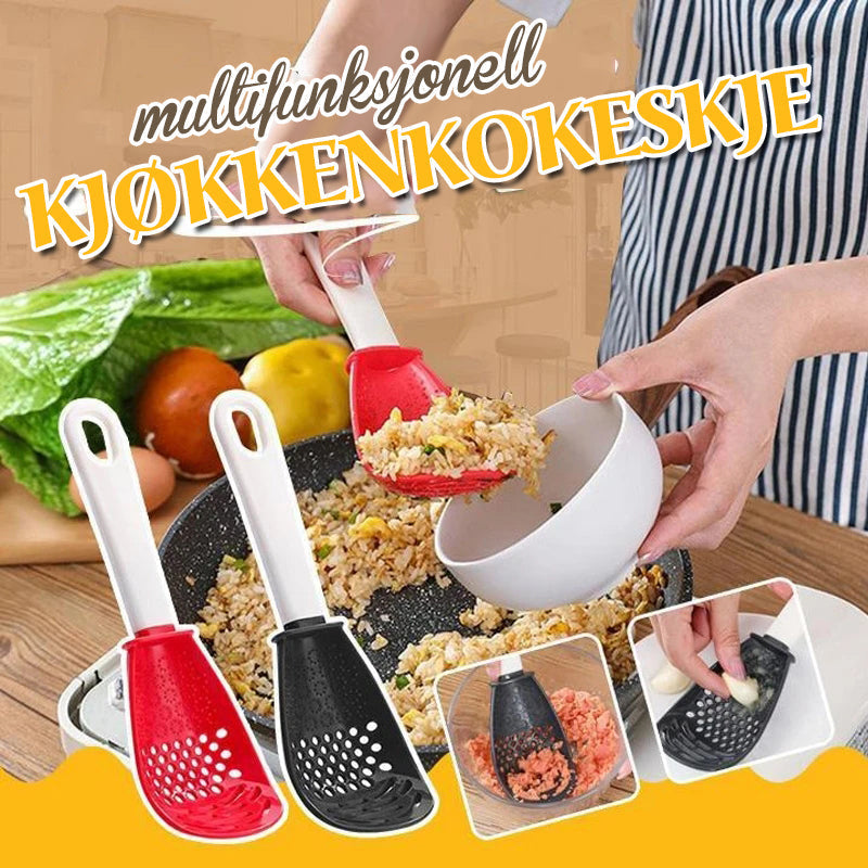 Kreativ revet ingefær og hvitløk multifunksjonell skje – solsike