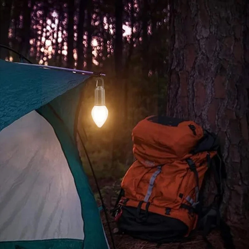 2023 Ny Utendørs Camping Hengende Type-C Lade Retro Pære Lys