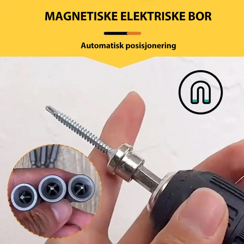 Magnetiske posisjoneringsskrutrekkerbits (5 stk)