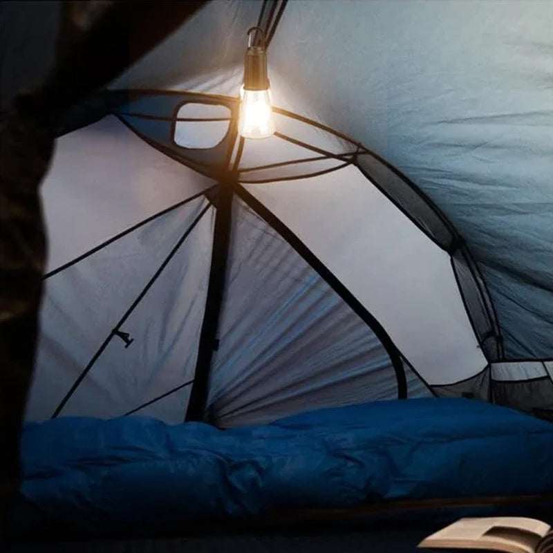 2023 Ny Utendørs Camping Hengende Type-C Lade Retro Pære Lys