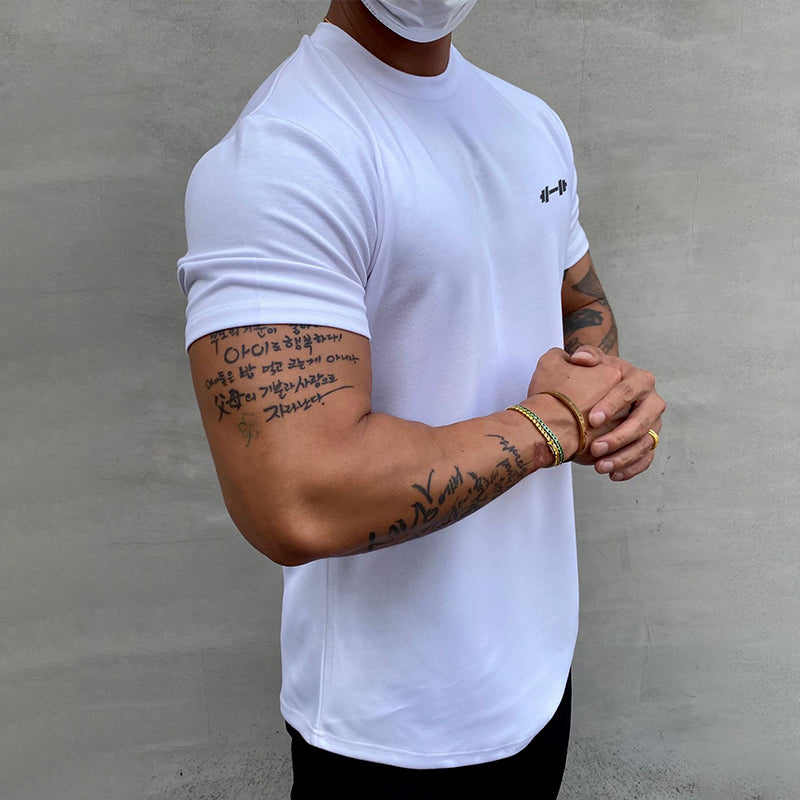 Stretchy Sports T-skjorte i bomull