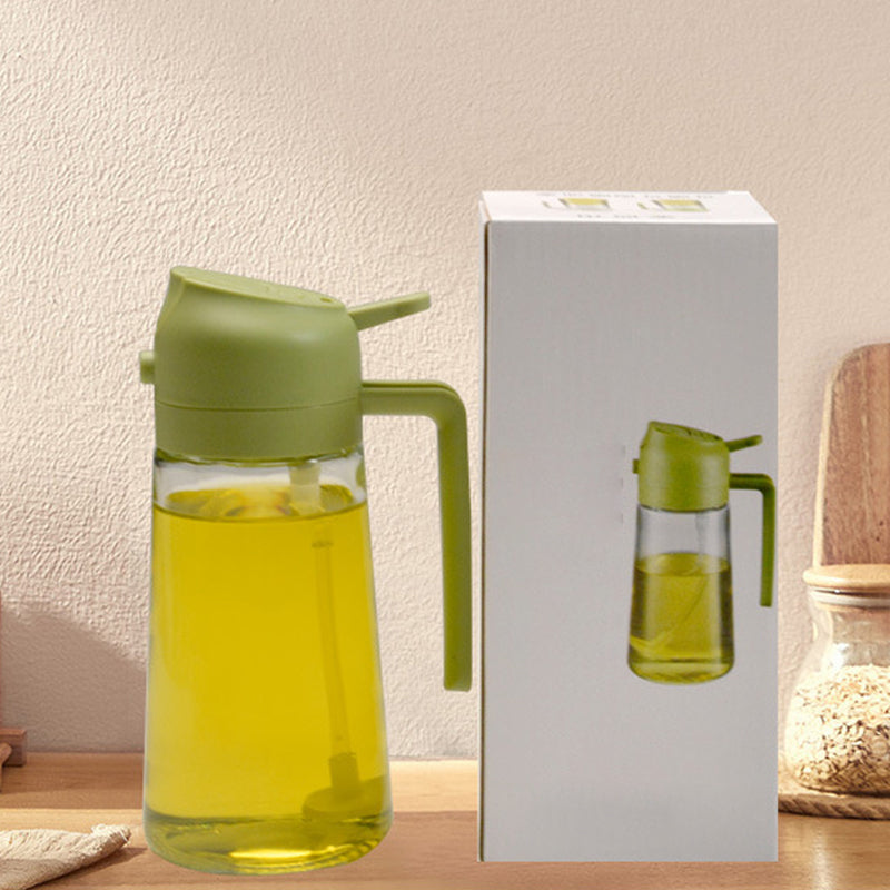 2-i-1 glassoljesprøyte og dispenser