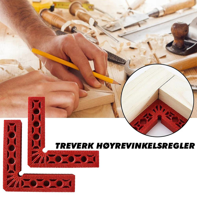 Trebearbeiding rett vinkelposisjonering