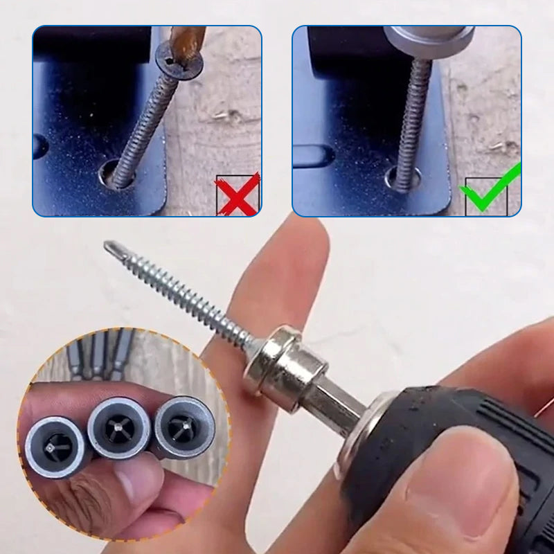 Magnetiske posisjoneringsskrutrekkerbits (5 stk)