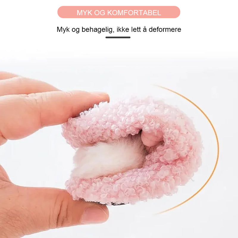 Søte pels babysokk sko