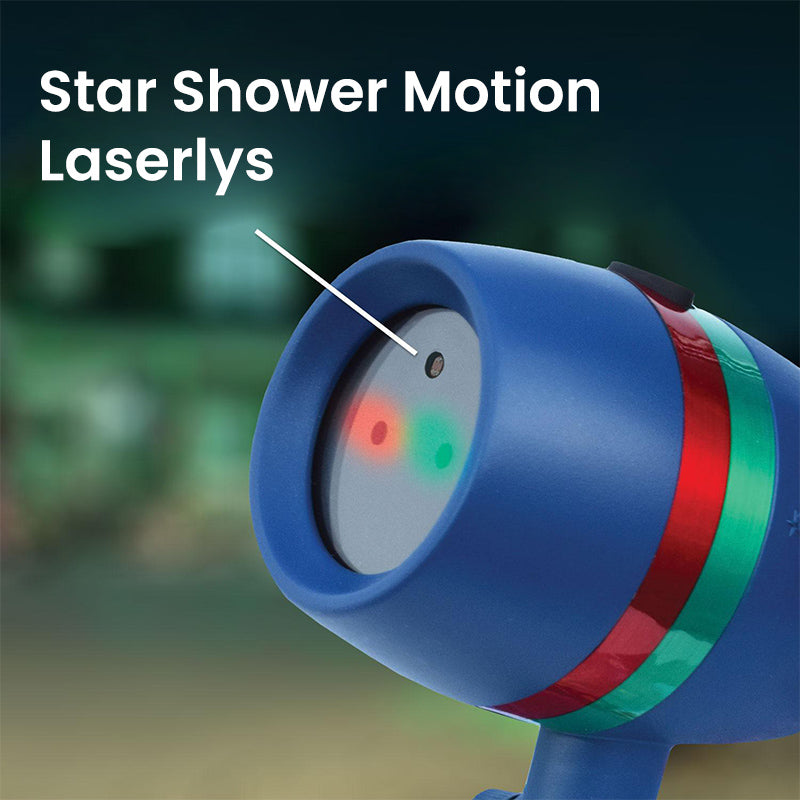 Star Shower Bevegelse Laser Lys