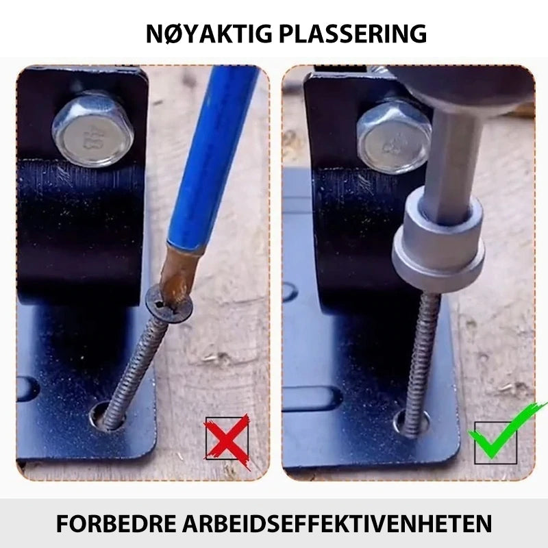 Magnetiske posisjoneringsskrutrekkerbits (5 stk)
