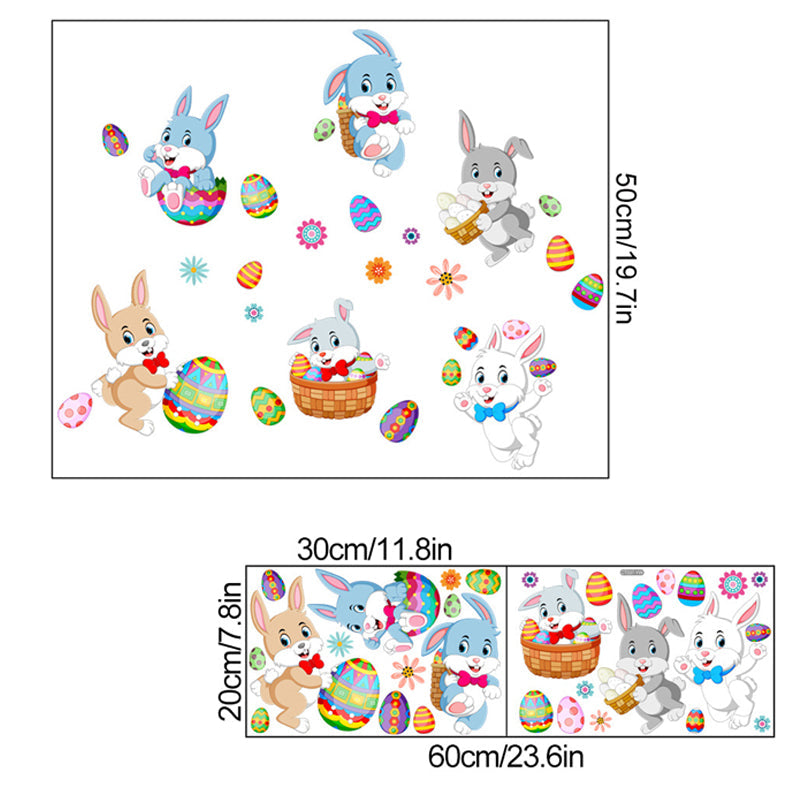 Bunny Egg veggklistremerke (2 stk)