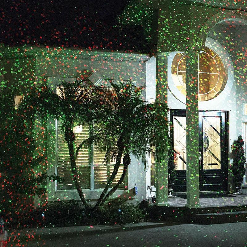 Star Shower Bevegelse Laser Lys