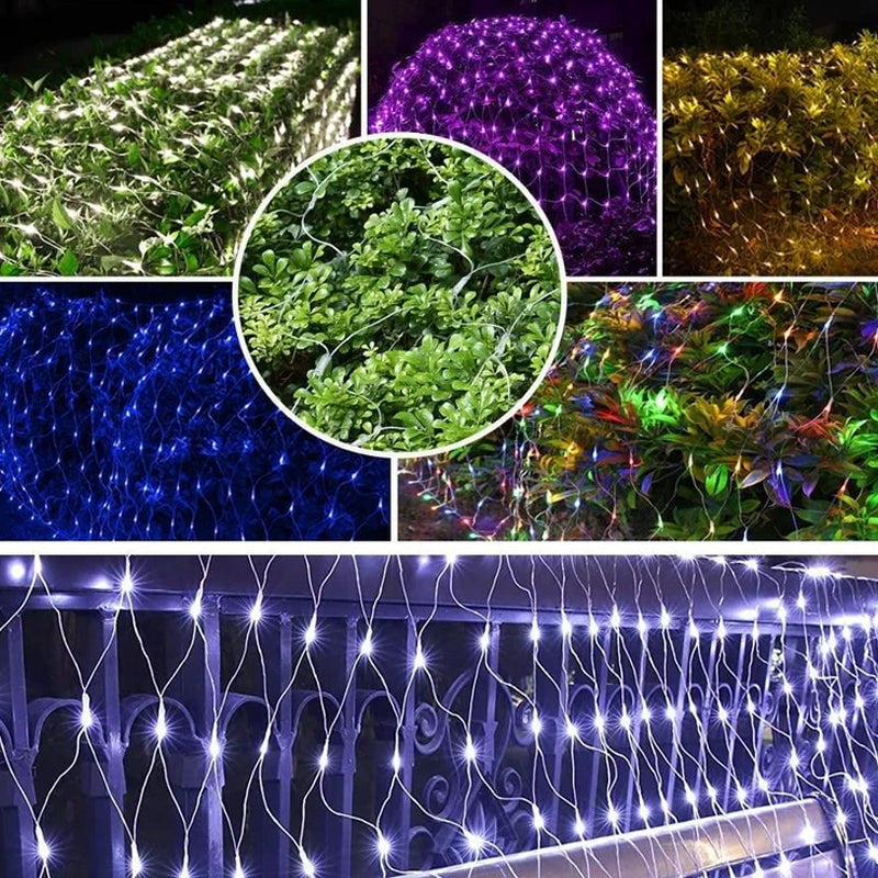 Solcelledrevet fiskenettlampe