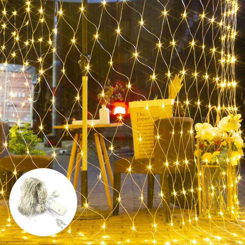 Solcelledrevet fiskenettlampe